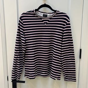 Mens M striped Club Monaco Long Sleeve